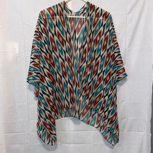 Time and Tru Aztec Lightweight Cardigan